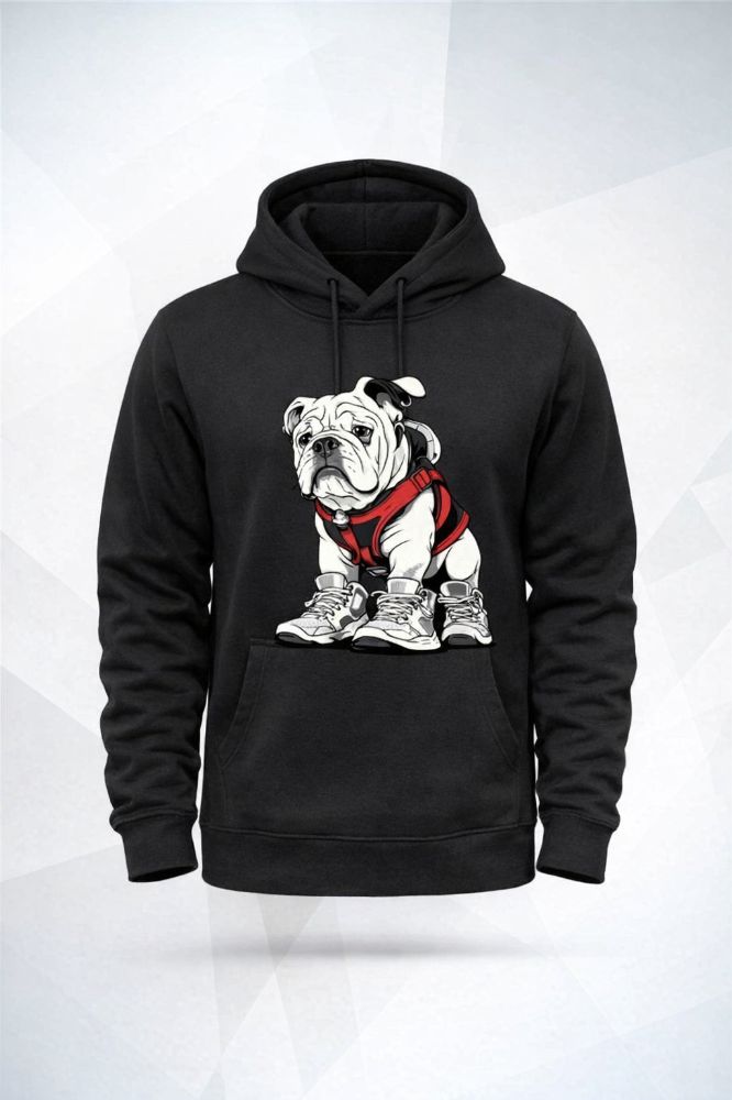 Sudadera Bulldog Sneakers — Hoodie Premium