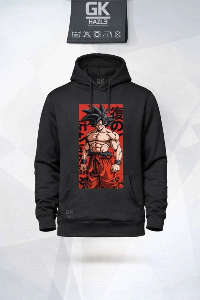 Sudadera Goku Manga Japonés — Hoodie Premium
