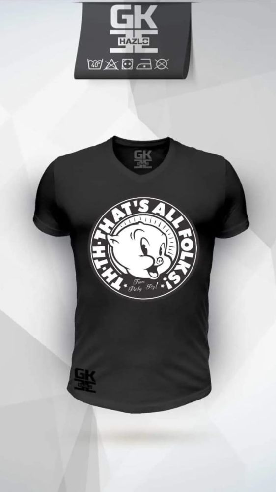Camiseta Porky Pig: That's All Folks!