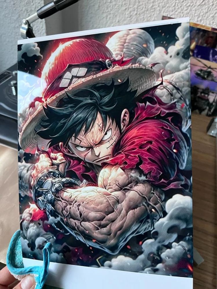 Cuadro Luffy Gear 4 - Lámina Anime Premium